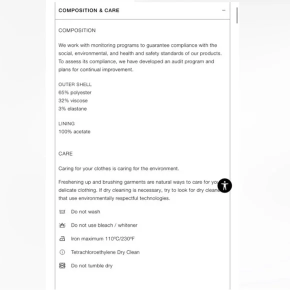 ZARA TAILORED DOUBLE BREASTED BLAZER XL - Picture 5 of 5